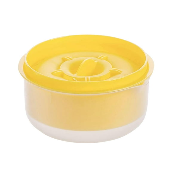 Storage Containers Egg White Separator Can To Six Eggs for Precise Egg Yolk Separation Egg White Bowl Kitchen Baking Tool, 5.12*2.76 in, Yellow