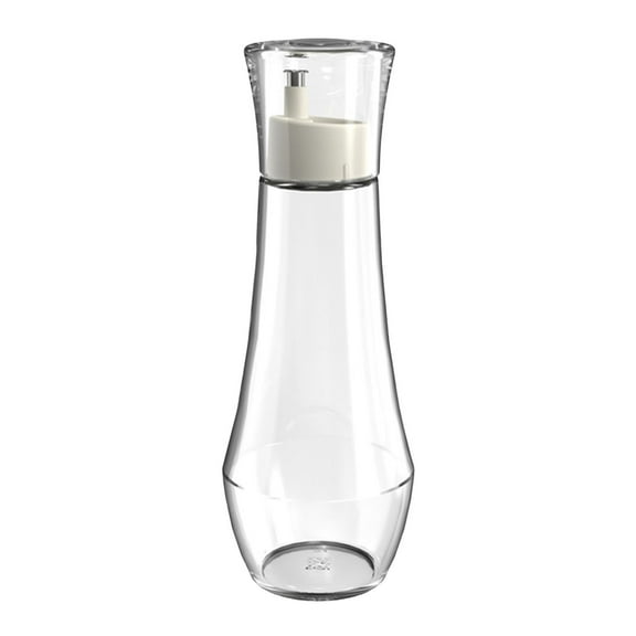 Storage Containers Glass Bottle with Oil Spout Dispenser for Kitchen Countertop Refillable Clear Bottle with Lid 150/260ml Capacity Durable Glass Easy Pour