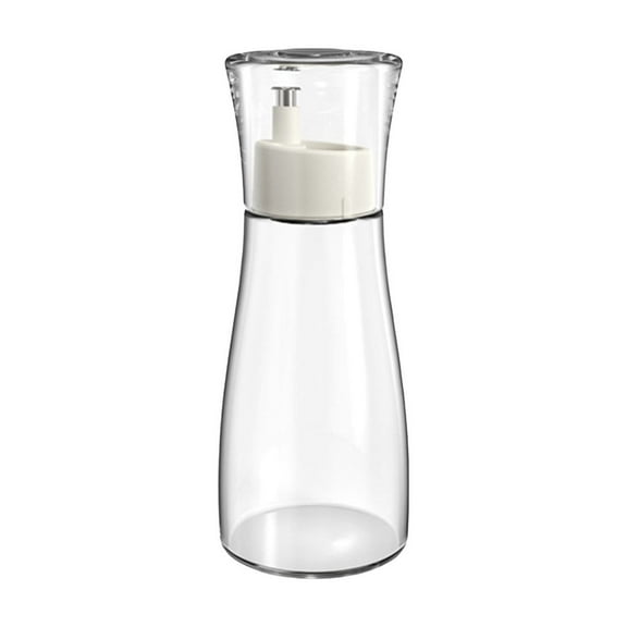 Storage Containers Glass Bottle with Oil Spout - Refillable Dispenser for Countertop Clear Jar with Lid Small Capacity 150/260ml Versatile Kitchen Storage Solution