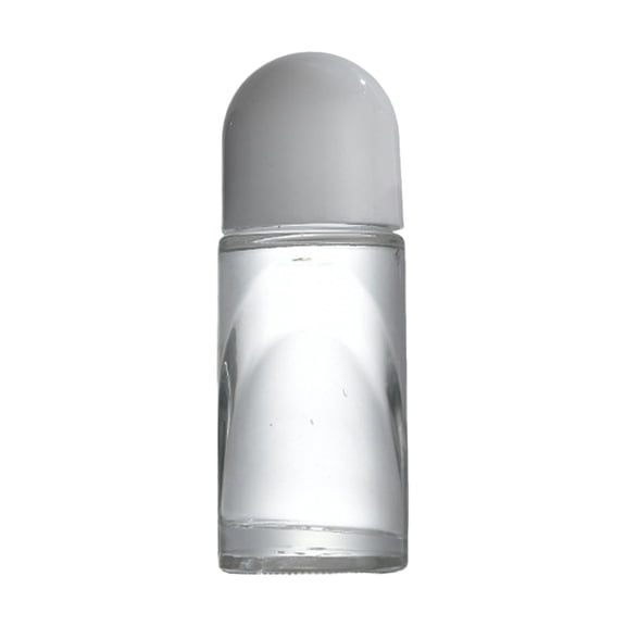 Storage Containers Large Roller Transparent Glass Bottle for Liquor Massage and Oil Applications High- Clear Glass Bottle for Home Bar and Spa Use