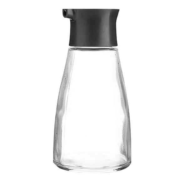 Storage Containers - Leakproof Glass Soy Dispenser Bottle for Kitchen and BBQ Use - Durable Clear Container with Spout