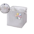 thumbnail image 1 of Storage Cube Baskets with Rope Handles, Collapsible Fabric Storage Bins for Dorm, Organization Cubes for Cloakroom Bedroom Living Room,13*13*13 Inches, 1 of 6