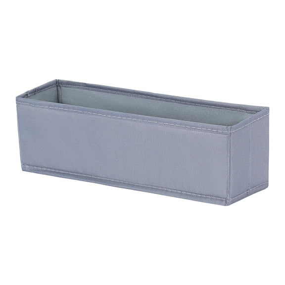 Storage Cube, Fabric Collapsible Storage Bins with Handles, 1 Pack Storage Basket for Organizing Clothes Grey 13*4*4in
