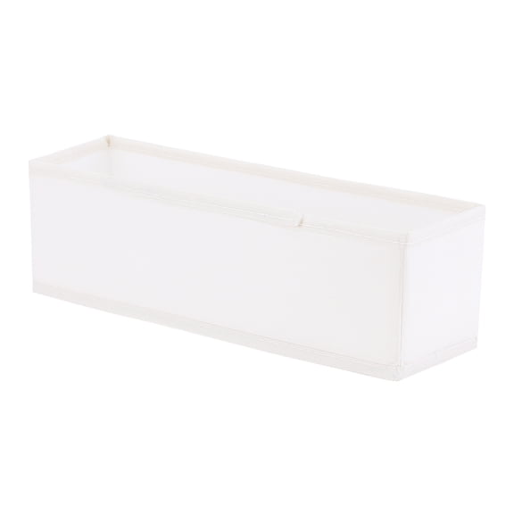 REGALWOVEN Storage Cube, Fabric Collapsible Storage Bins with Handles, 1 Pack Storage Basket for Organizing Clothes White 13*4*4in