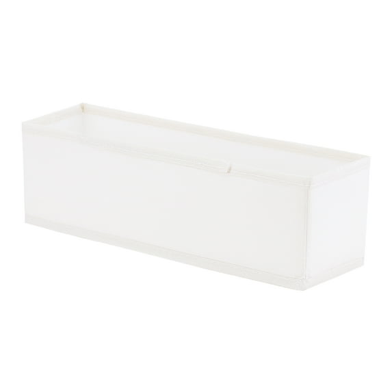 REGALWOVEN Storage Cube, Fabric Collapsible Storage Bins with Handles, 1 Pack Storage Basket for Organizing Clothes White 13*4*4in