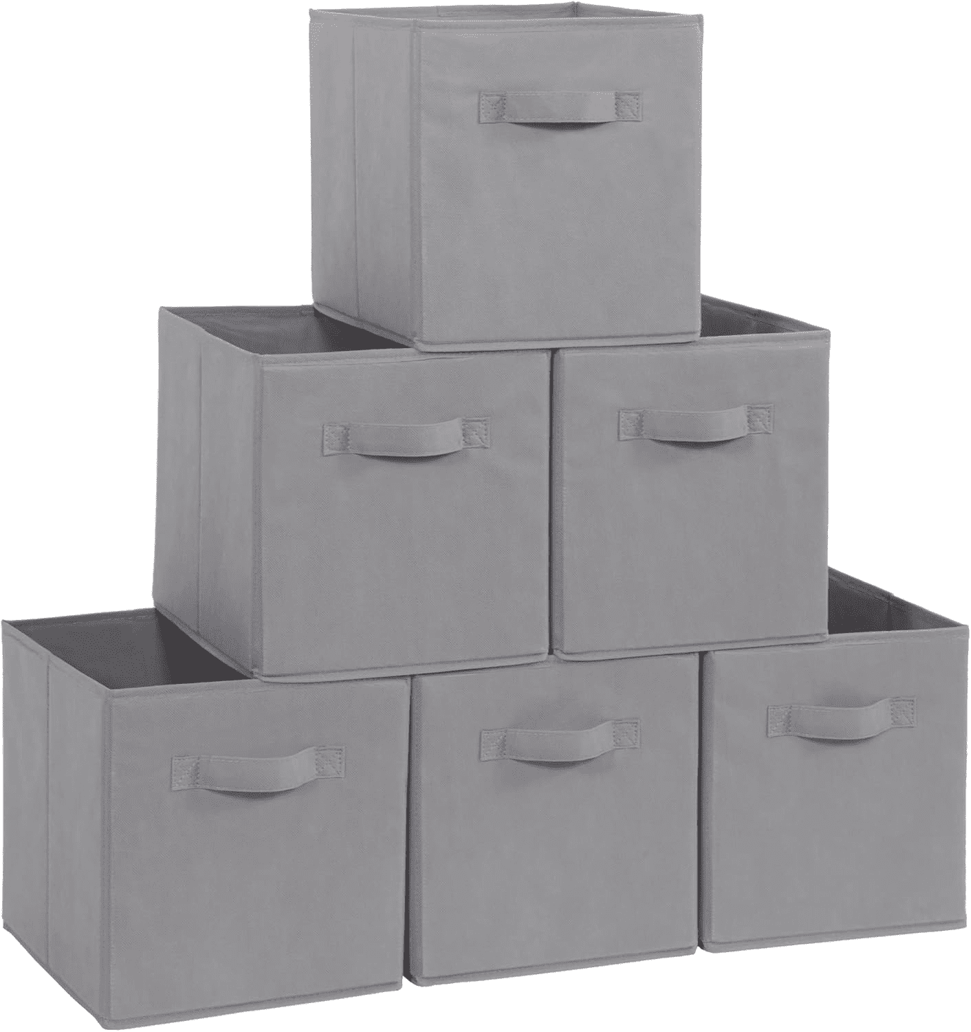 Storage Cubes, 11 Inch Collapsible Storage Bins with Handles, 6 Pack ...