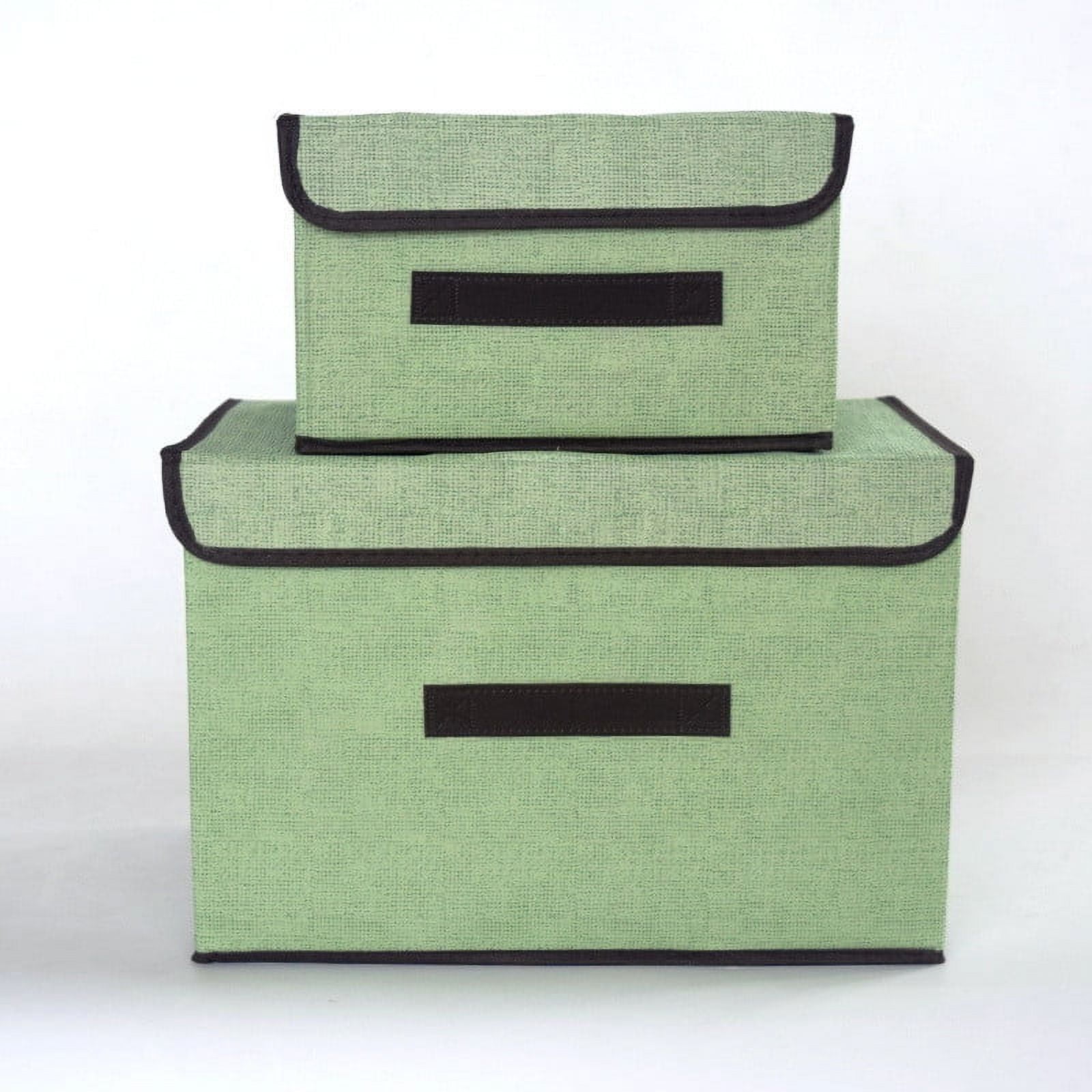 Storage Cubes [2Pack] Fabric Foldable Collapsible Storage Cube Bin