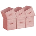 thumbnail image 1 of Storage Cubes Set of 6, 11-Inch Foldable Non-Woven Fabric Bins with Double Handles, Closet Organizers for Shelves, Clothes Storage, Durable and Portable, 1 of 5