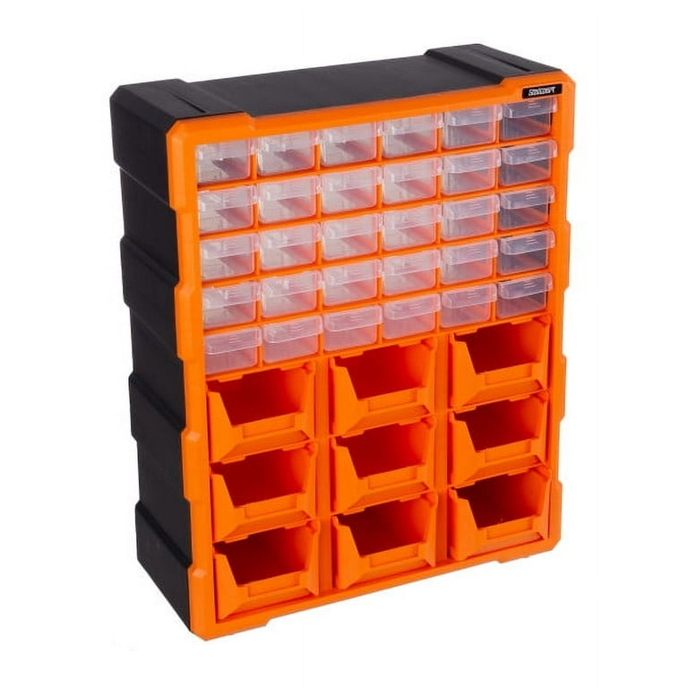 Storage Drawers - 39-Drawer Tool Organizer - Craft Cabinet for Storing  Hardware, Beads, or Crafts - by Stalwart 