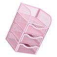 thumbnail image 1 of Storage Drawers Desk Organization Pen Flare Box Desktop Organizer Pink Iron, 1 of 1