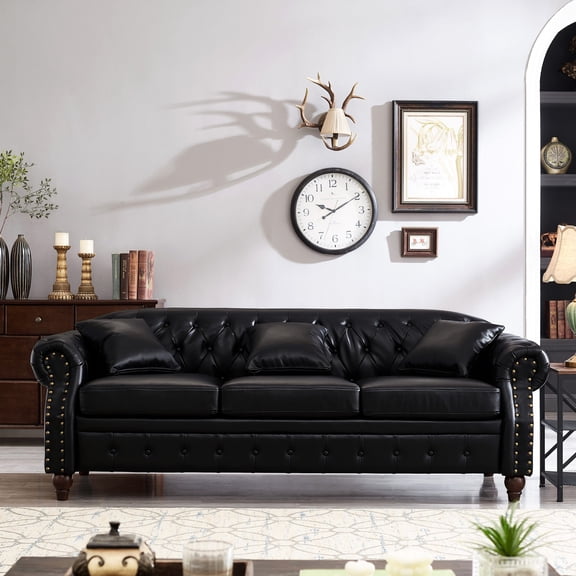 Storage - Equipped & Breathable Leather - Functional Sofa for Organized Living Areas