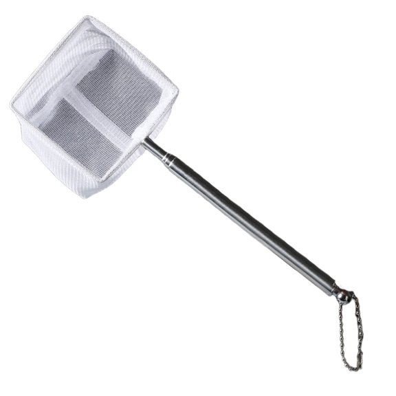 Storage Fishing Net for Home, Commercial Use Expandable Rod Stainless Steel Handle Long Retractable Handle