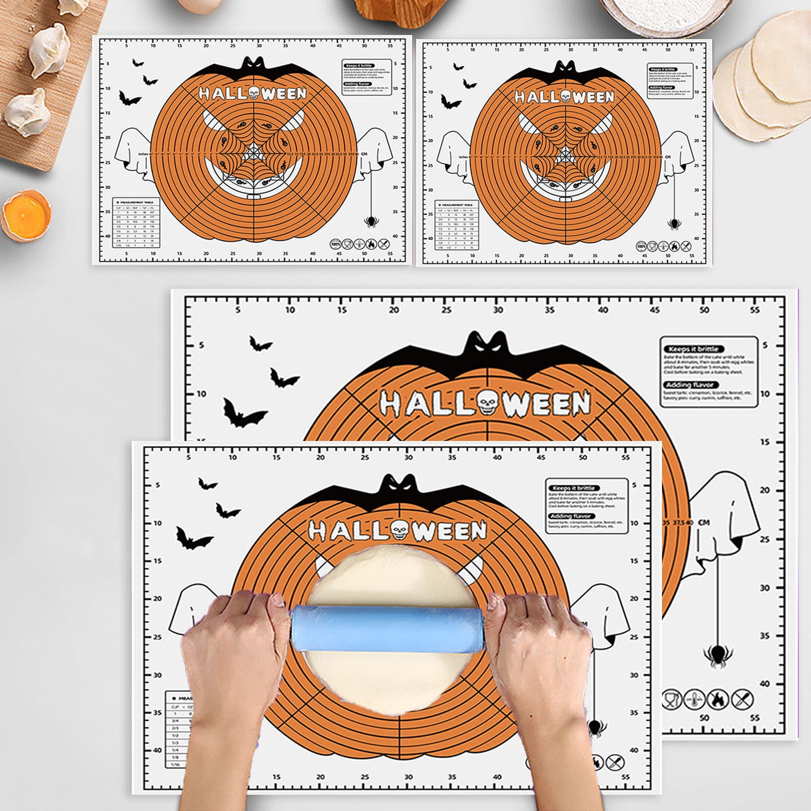 Storage For Baking Utensils Extra Large Baking Mat With Measurements