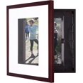 Storage Frame for 8x10 Prints; 17x17 Gallery with Acid White Mat; Thin