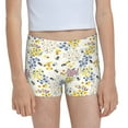 Easygdp Wildflower Honeybee Girls Hipster Cotton Underwear Little Girls