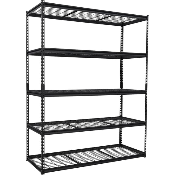 Storage Garage Shelves 5 Tiers Heavy Duty Storage Shelving Racks With 2500 Lbs