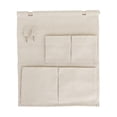 thumbnail image 1 of Storage Hanging Bag Linen Washable Wear Resistant Portable Store Rack Large Capacity Multi Pockets Home Organizer Dormitory, 1 of 10