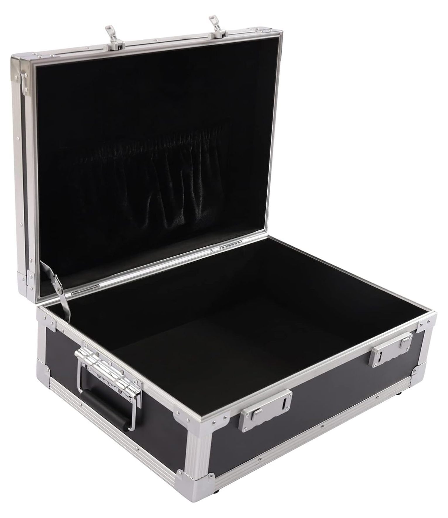 Storage Lock Box, 18.1 x 12.9 x 4.9 Inch Locking Briefcase Lockable