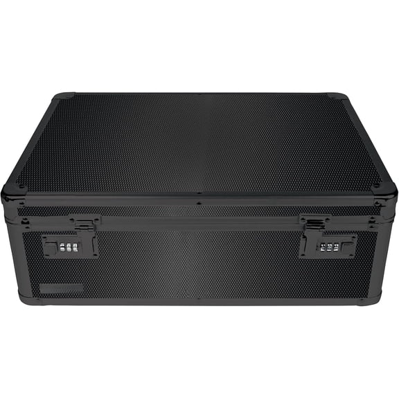 Storage Lock Box - Lockable Dorm Storage Trunk with Combination Lock - Briefcase, Medicine Box, Lock Boxes for Personal Items, Cash, Laptop