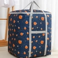 thumbnail image 1 of Storage O X F O R D Cloth Zipper Closet Organizers And Storage Box Moving Quilt Storage Basket Travel Large Capacity Clothing Organization And Storage Bag Storage Case,Navy,Oxford Cloth, 1 of 4