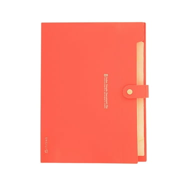 Storage & Organization Jioakfa 8 Into Folder A4 Folder Office Storage Bag,Expandable File Organizer Folder For Documents Letter Size A4 Papers Watermelon Red