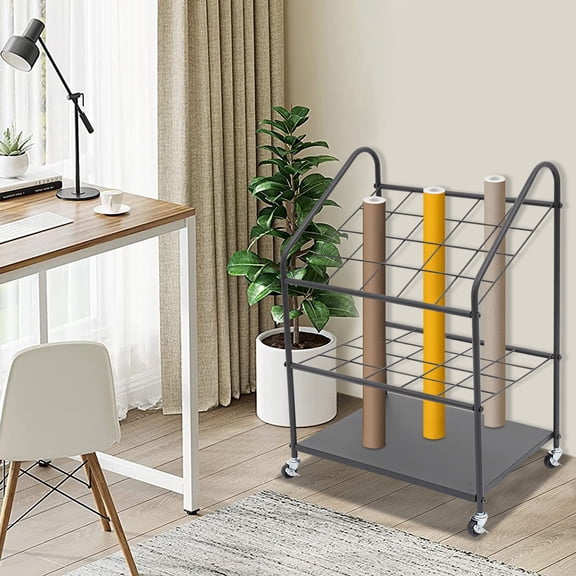 Storage Organizer Blueprint Storage Rack with 20 Compartments