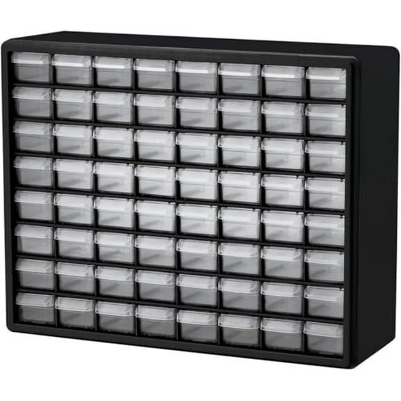 Storage Organizer Cabinet Plastic Parts Hardware Container Toy Bin 64-Drawer