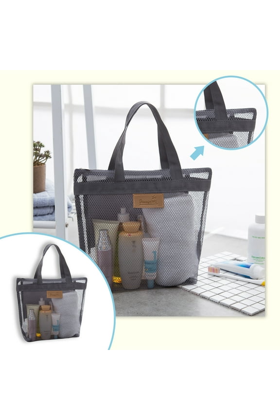 Storage Organizer Slim Gap Filler Corner Shelf Organizer Outdoor Mesh Beach Bag Outdoor Wash Swimming Bag Mesh Bag Travel Bag