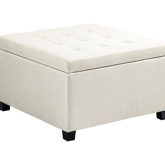 Storage Ottoman / Bedroom Relax Spot / Flip-Top Design