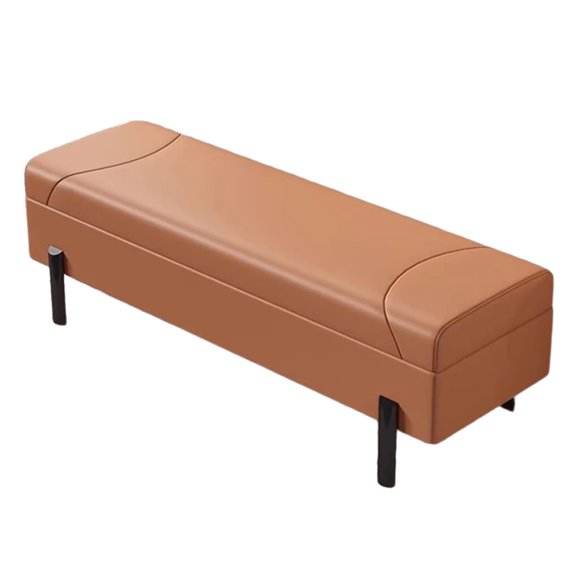 Storage Ottoman Bench Upholstered Foot Rest Stool End of Bed Storage Bench for Bedroom,Long Bench Footstool Couch Ottoman for Living Room,Entryway
