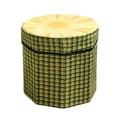 thumbnail image 1 of Storage Ottoman Foot Stool Seat Chest with a Foldable Space Saving Design for Living Room Bedroom Dorm, 1 of 9