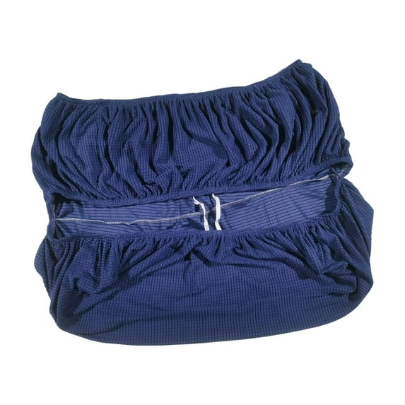 Storage Ottoman Slipcovers Ottoman Cover Footrest Stool Slipcover High Stretch Thick Washable Rectangle Ottoman Slipcover Bedroom Home Dark Blue