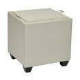 thumbnail image 1 of Storage Ottoman With Tray-Color:Cream, 1 of 2