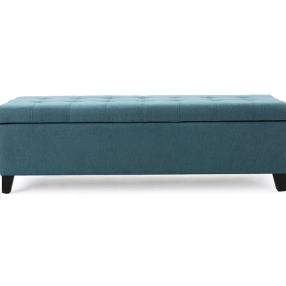 Storage Ottoman for Small Spaces | Can Be Used as Coffee Table | High - quality Fabric Material | Combines Style and Storage