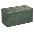 thumbnail image 1 of SONGMICS 30" Storage Ottoman Bench, Ottoman with Storage, Leather Storage Bench, Hold up to 660lb for Living Room, 1 of 7