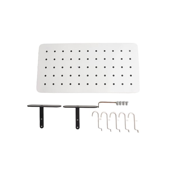 Storage Pegboard for Craft Organization and Home Display, Easy Install