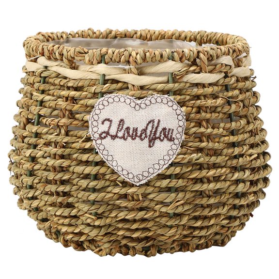 Storage & Plant Pot for Home Decor Versatile Hand-Woven Flower Basket Sarapandan