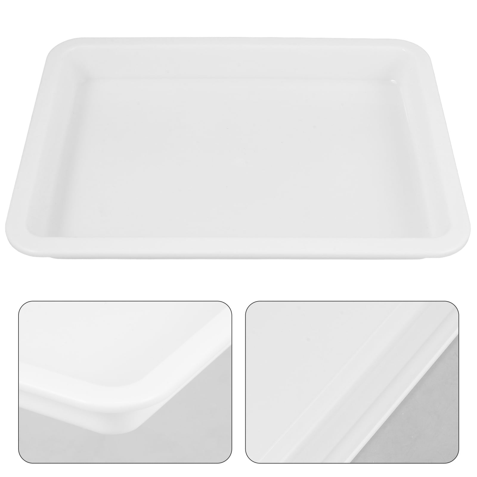 Storage Plate Laboratory Storage Tray Experimental Apparatus Tool Tray 2.5cm Depth Square Plate