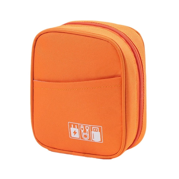 Storage Pouch for Small Electronics and Accessories,Tech Bag,Electronic Organizer Case Compatible with Laptop Charger,Mouse,Cables,Hub,Power Bank,Earphone,Toiletries Cosmetics