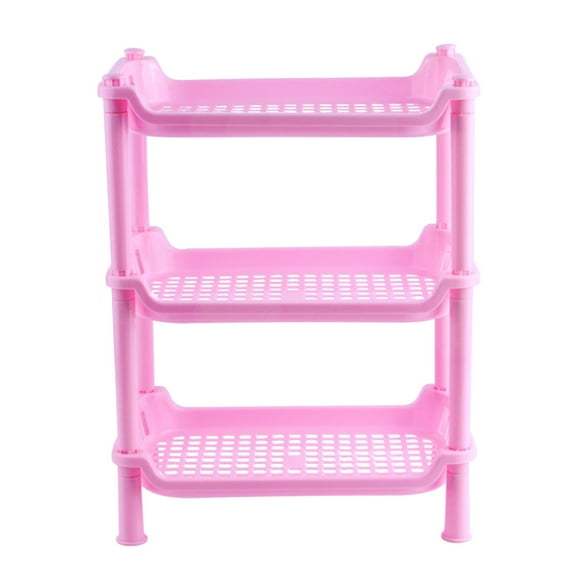 Storage Rack 1Pc Clearance! Huayishang 3 Layer Square Triangular Corner Storage Organizing Caddy Stand for Bathroom, Wire Shelving