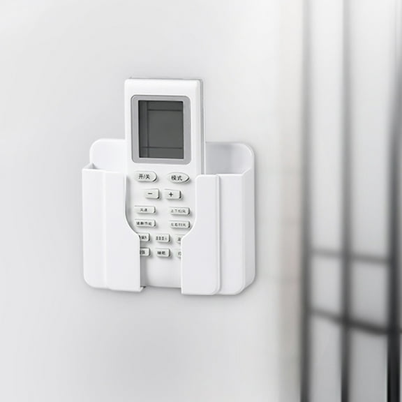 Storage Rack,Adhesive Wall Mount Phone Holder Mobile Phone Charger Socket Pocket Damage Free