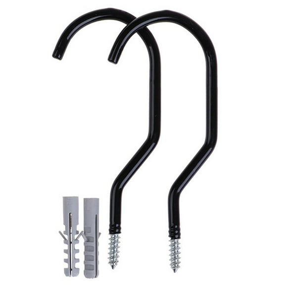 Storage Rack Bike Hooks Lightweight Accessories Ceiling Compact Easy Installation Garage Heavy Duty Screw In Steel