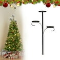 thumbnail image 1 of Storage Rack,Black Triple Tree Topper Tree Topper Candle Holder Candelabra Tree Topper For Christmas 3 Tier Candle Holder Christmas Topper Unique Light Up Christmas Tree, 1 of 7