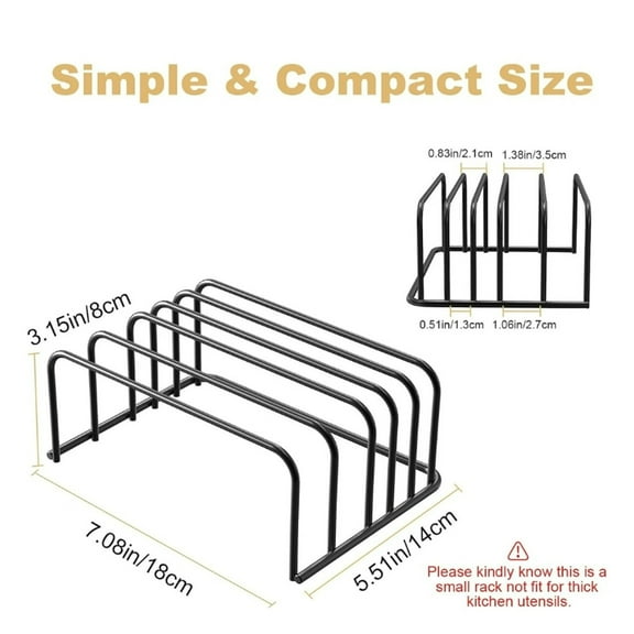 Storage Rack Clearance! Multi Functional Kitchen ! Cutting Board Rack + Storage Shelf + Countertop Baking Tray Organizer Keep Your Kitchen and Organized