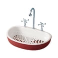 thumbnail image 1 of Storage Rack Clearance! Soap Dish Bathtub Soap Dishes for Bathroom Soap Tray with Drain Soap Dish for Shower Creative Plastic Self Draining Soap Bar Holder for Shower Wall, 1 of 5