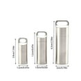 thumbnail image 1 of Storage Rack Clearance! Stainless Case Keychain Sealed Capsule Holder Box Portable Case Container for Men Women Purse Pocket, 1 of 3