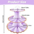 thumbnail image 1 of Storage Rack Clearance! Tier Cupcake Stand Plastic Tiered Serving Stand Dessert Fruit Snack Tower Tray for Wedding Home Birthday Tea Wedding, 1 of 7