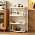thumbnail image 1 of Storage Rack Floor Standing Shelf, Multi-Tier Organizer for Kitchen Pantry Bathroom Office, Space Saving Shelving Unit with Sturdy Construction for Home Organization, 1 of 7