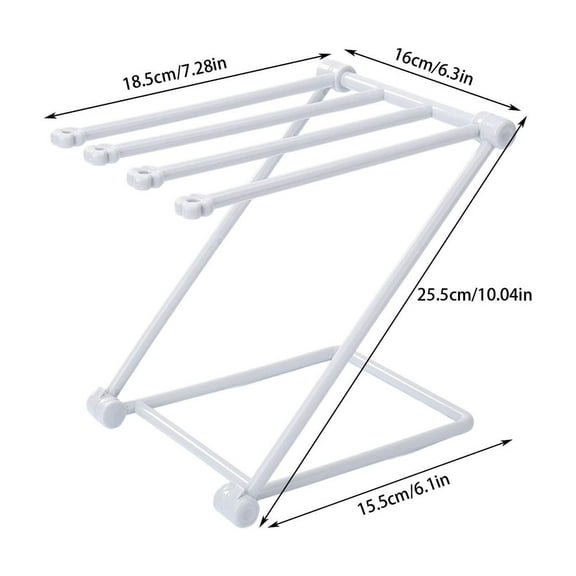 Storage Rack Folding Fabric Vertical Light Kitchen Countertop Kitchen Cloth and Support for Towels for Efficient Organization Space Saving