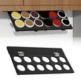 thumbnail image 1 of Storage Rack,Holder Drawer 36 Coffee Pods Storage Sliding Black Metal Beverage Pod Holders, 1 of 9